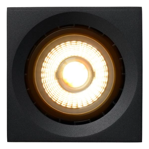 Lucide FEDLER - Spot plafond - LED Dim to warm - GU10 - 1x12W 2200K/3000K - Noir - détail 1